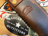 Medium leather sheath